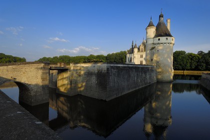 France, Indre-et-Loire (37), château de Chenonceau édifié de 1513 à 1521 de style Renaissance