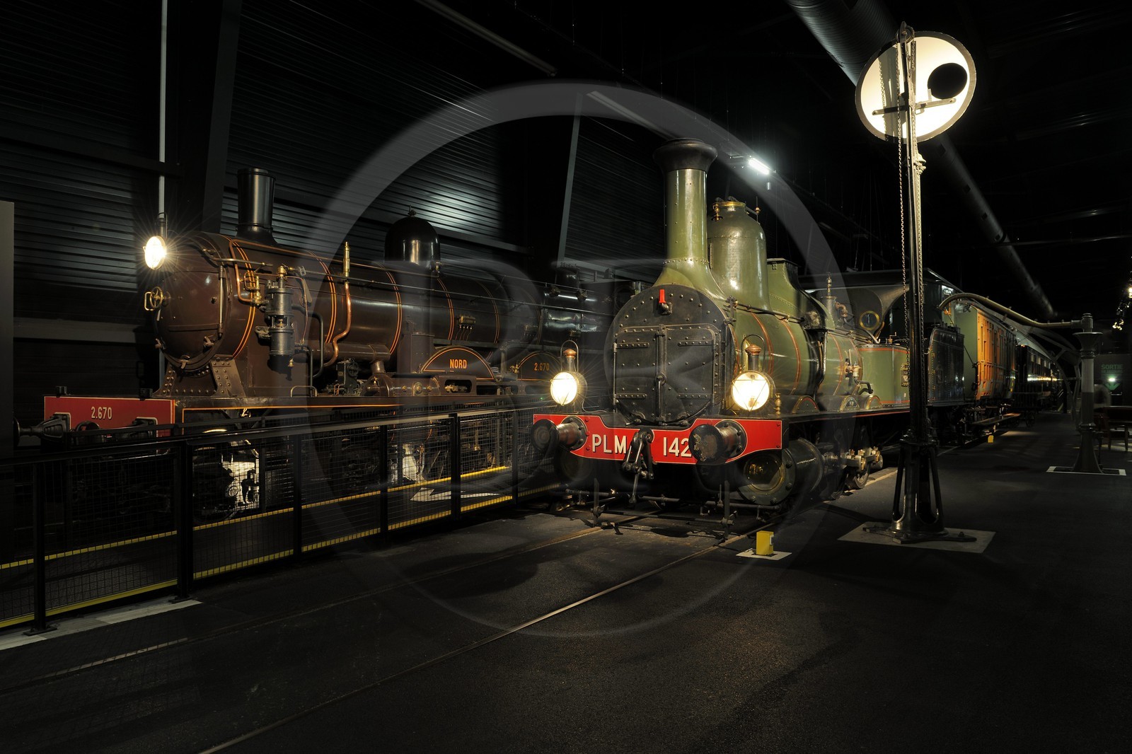 France, Haut-Rhin (68), Mulhouse, le musée Cité du train, locomotive à vapeur