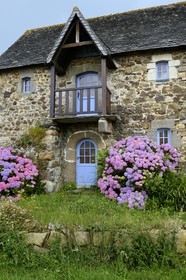 France, Finistère (29), Barnenez, maison traditionnelle