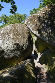 France, Finistère (29), parc naturel régional d'Armorique, Huelgoat, chaos granitique de la forêt du Huelgoat