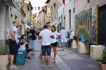 France, Var (83), Fréjus, rue Saint François de Paule