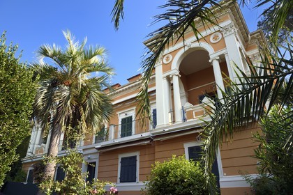 France, Var (83), Saint-Raphaël, la villa Aublé de style palladien par l'architecte Pierre Aublé