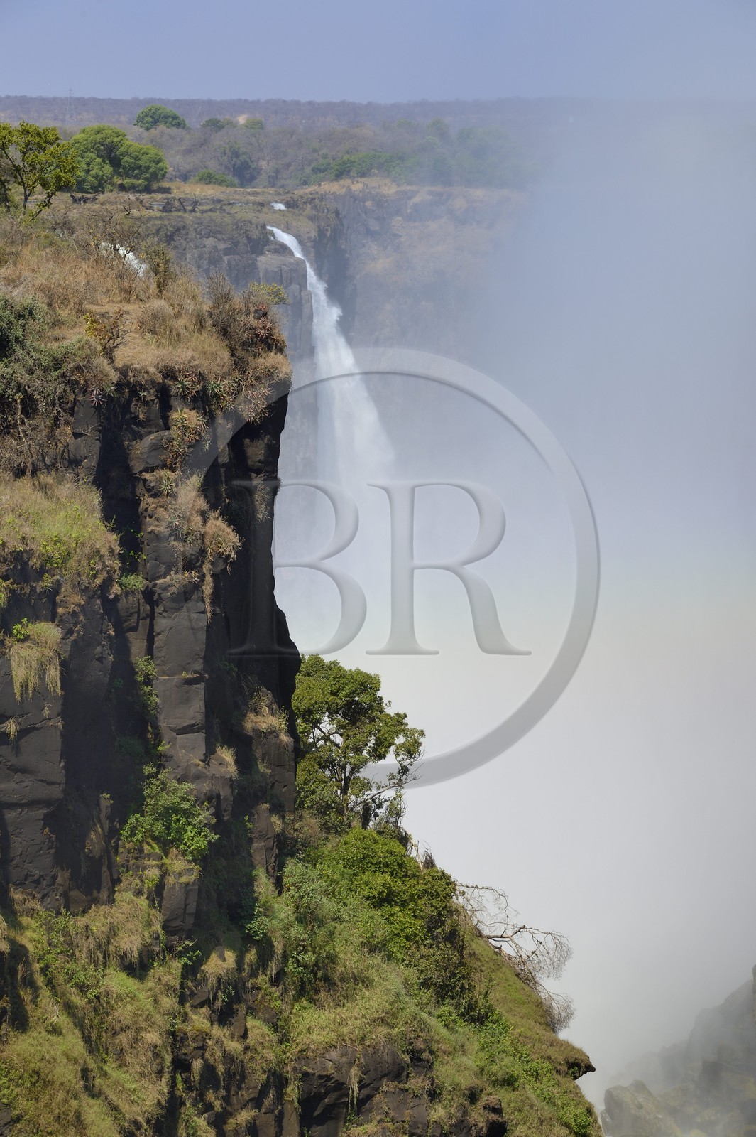 Zimbabwe, province de Matabeleland septentrional, fleuve Zambèze, les Chutes Victoria, classées Patrimoine Mondial de l'UNESCO