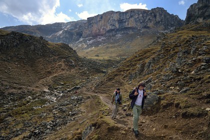 Azerbaïdjan, région de Quba (Guba), chaine de montagne du Grand Caucase, randonnée entre le village de Giriz et de Laza sur le Mont Gizilgaya