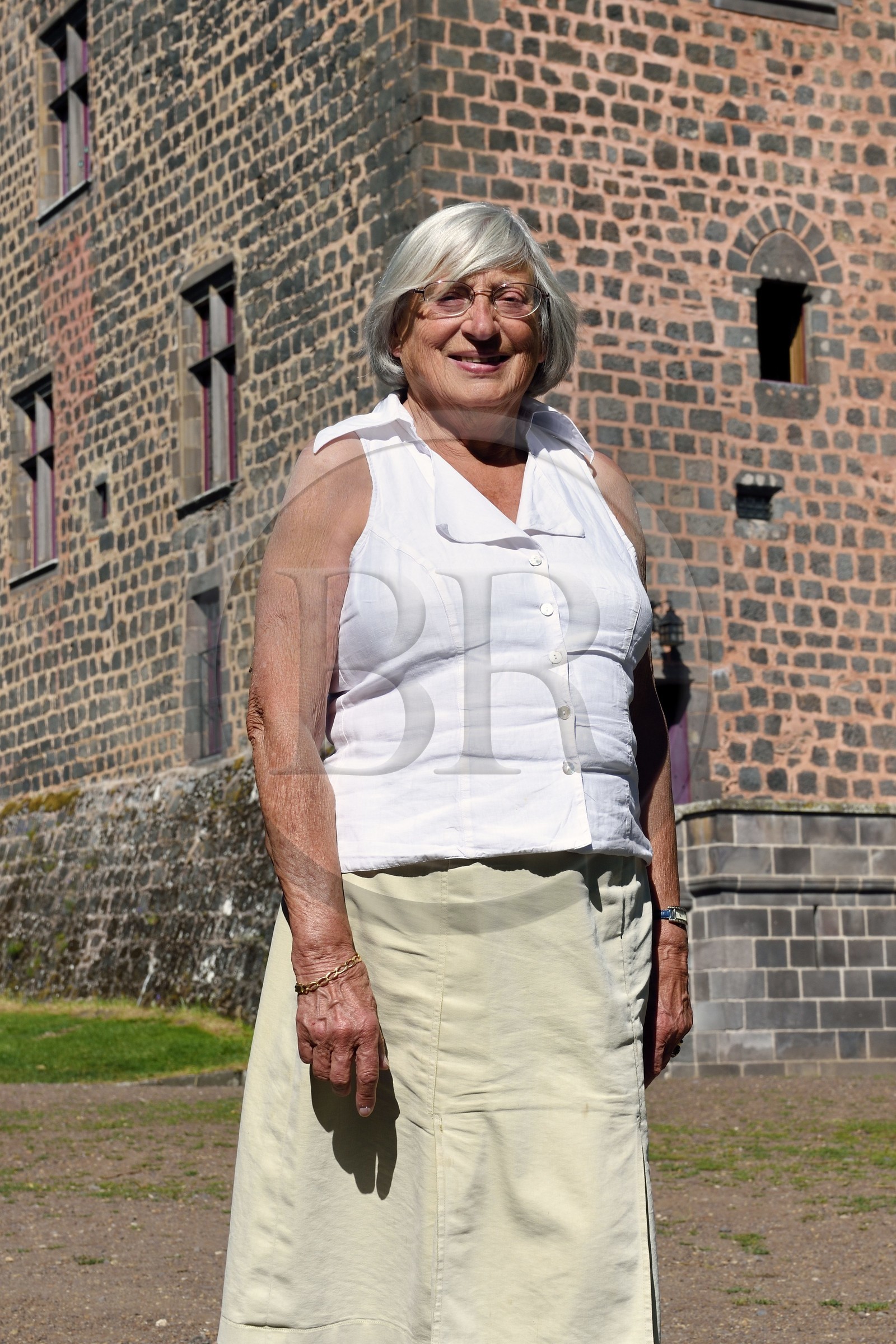France, Puy-de-Dôme (63), Pontgibaud, Chateau-Dauphin, la Comtesse Gabriel de Germiny
