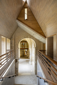 France, Nièvre (58), Nevers, musée de la Faïence et des Beaux-Arts installé dans les vestiges de l'abbaye Notre-Dame