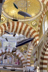 France, Bouches-du-Rhône (13), Marseille, basilique Notre-Dame de la Garde,