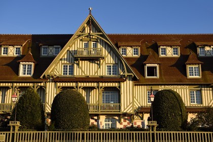 France, Calvados (14), Pays d'Auge, Deauville, l'Hotel Normandy Barriere