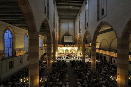 France, Haut-Rhin (68), Colmar, concert de musique classique dans le temple protestant Saint-Matthieu