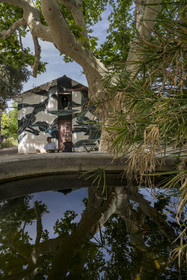 France, Bouches-du-Rhône (13), Marseille, Le Couvent, tiers-lieu, un grand jardin rue Levat mais aussi un lieu culturel hybride avec sa cité d’artistes, des expositions, des concerts ou encore des projets ouverts au voisinage