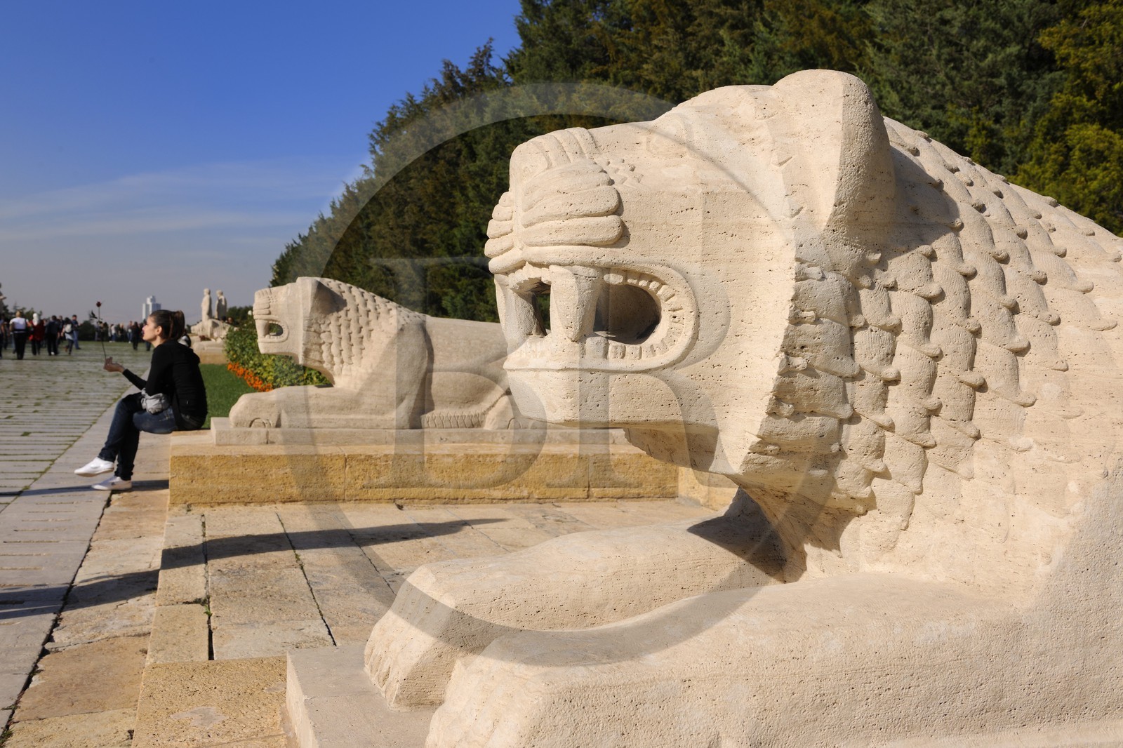 Turquie, Anatolie centrale, Ankara, le mausolée d'Atatürk