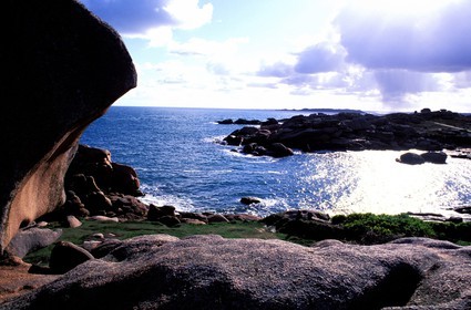 France, Côtes-d'Armor (22), la Côte de granit Rose vers Ploumanach (région de Perros-Guirrec)