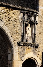 France, Saône-et-Loire (71), village de Laives, porte des Antoins