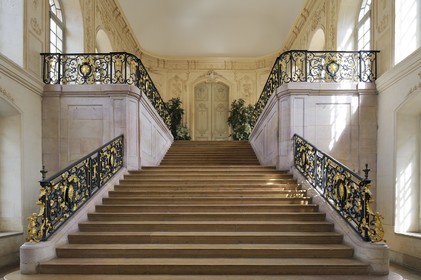 France, Côte d'Or (21), Dijon, Palais des Ducs, escalier menant à la salle des Etats de Bourgogne