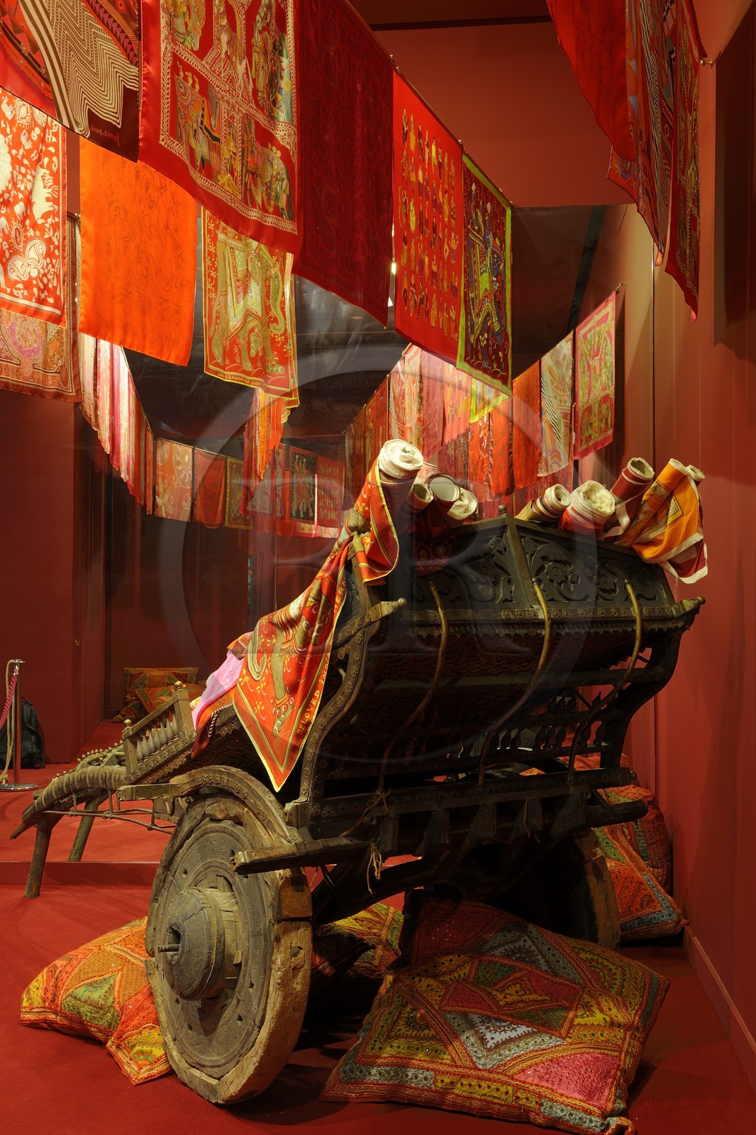 France, Haut-Rhin (68), Mulhouse, musée de l’Impression sur Étoffes, carré Hermes