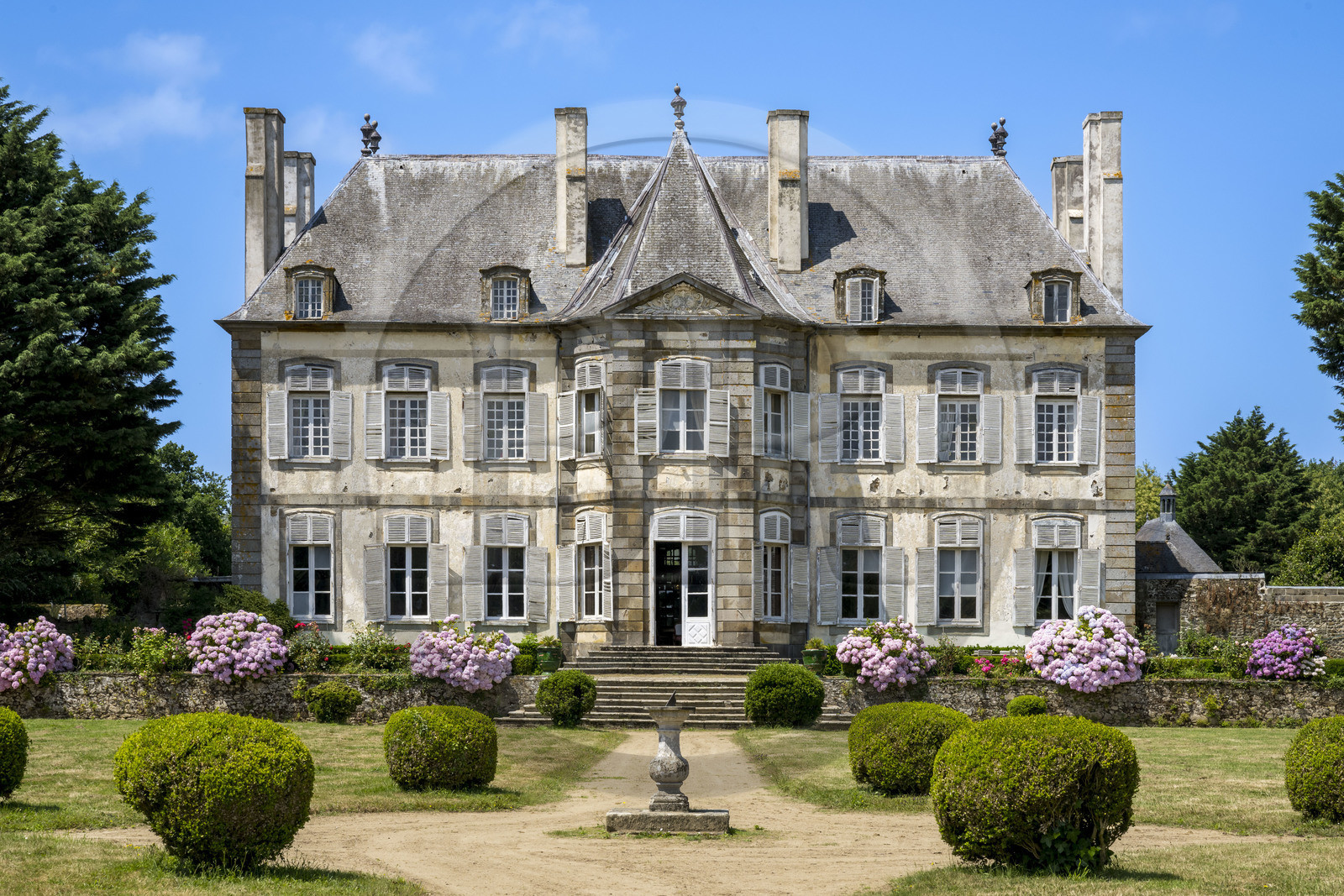 France, Ille-et-Vilaine (35), Côte d'Emeraude, Saint-Malo, malouinière de la Chipaudière construit l'armateur et corsaire François-Auguste Magon de la Lande au début du XVIIIème siècle