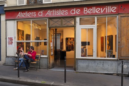 France, Paris (75), galerie Ateliers d'artistes de Belleville, exposition de Mederic Bottin
