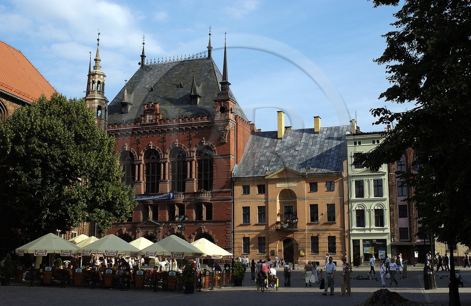 Pologne, Kujavie-Poméranie, ville de Torun, le palais Meissner (place du marché de la vieille ville)