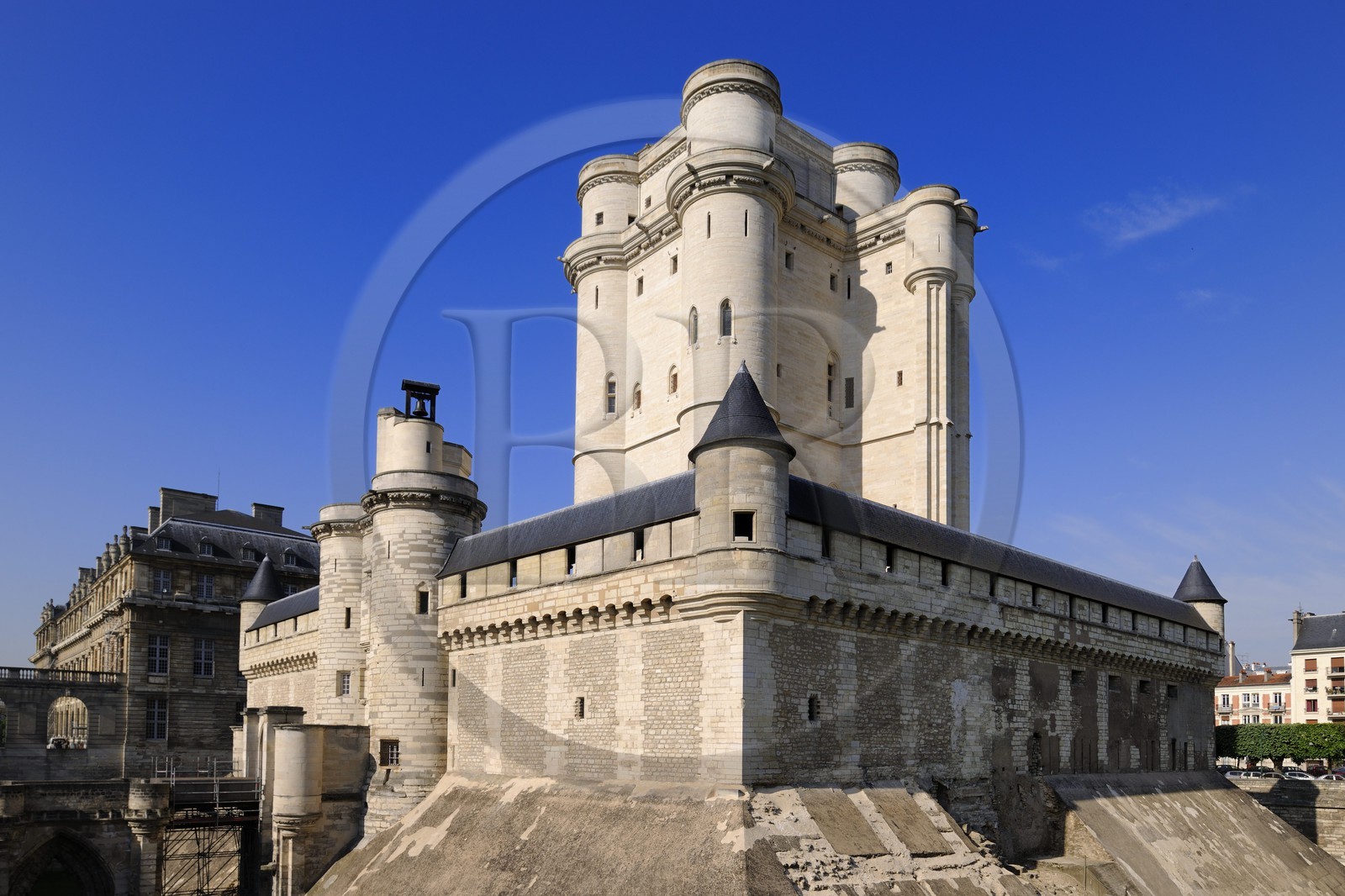 France, Val-de-Marne (94), Vincennes, le château de Vincennes, le donjon