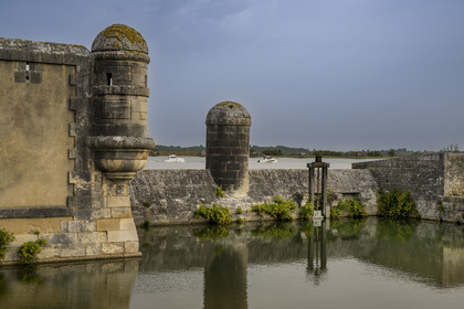 France, Charente-Maritime (17), Saint-Nazaire-sur-Charente, le Fort Lupin au bord de la Charente construit par Vauban