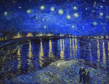 France, Paris (75), le musée d'Orsay, La Nuit étoilée (1888) de Vincent van Gogh