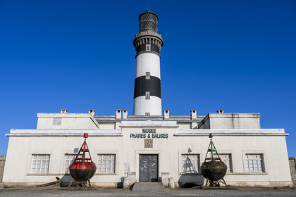 France, Finistère (29), Mer d'Iroise, Ile d'Ouessant, le phare du Créac’h, musée des Phares et Balises