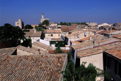 France, Gard (30), Aigues-Mortes, la vieille ville dominée par la Tour Constance