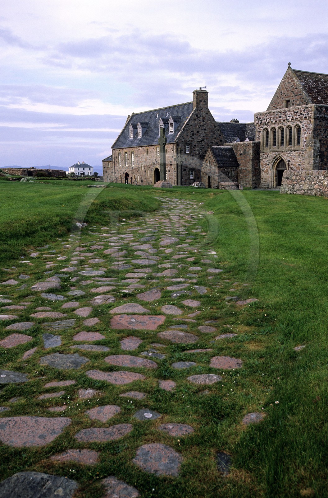 Royaume-Uni, Ecosse, région des Highlands, les Hébrides, au large de l' île de Mull, l' abbaye de l' île d' Iona