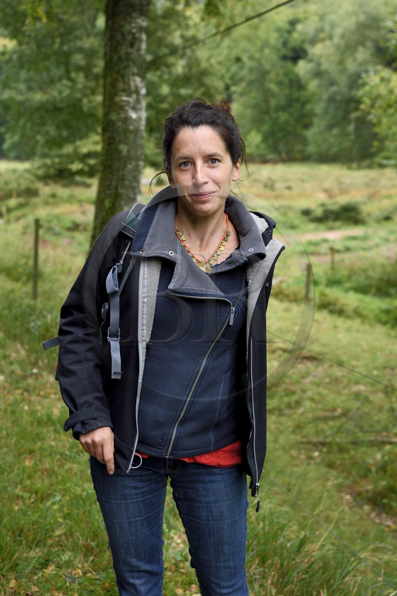 France, Bas-Rhin (67), Parc naturel régional des Vosges du Nord, Niedersteinbach, Marie L’Hospitalier, chargée de mission Natura 2000 au sein du Parc naturel régional des Vosges du Nord