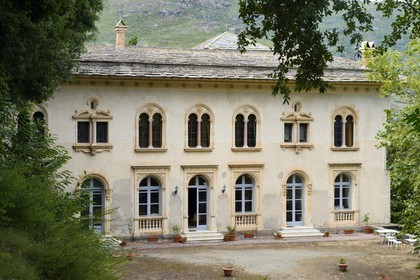 France, Haute-Corse (2B), Cap Corse, San Martino di Lota, Chateau Cagninacci (Palazzi ou Maison d'Americain)