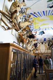 France, Paris (75), quartier du Marais, le musée de la Chasse et de la Nature dans l’hôtel de Guénégaud