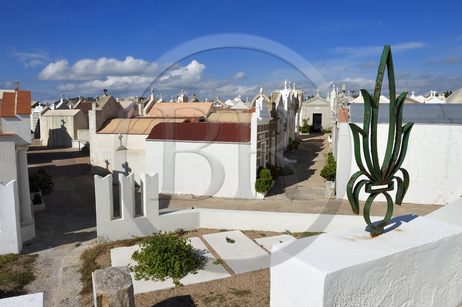 France, Corse-du-Sud (2A), Bonifacio, Ville Haute, cimetière marin de San Franzé, carré de la Légion Etrangère