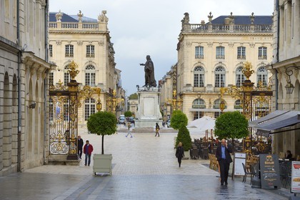 France, Meurthe-et-Moselle (54), Nancy, place Stanislas (ancienne Place Royale) construite par Stanislas Leszczynski, roi de Pologne et dernier duc de Lorraine au XVIIIe siècle, classée Patrimoine Mondial de l'UNESCO