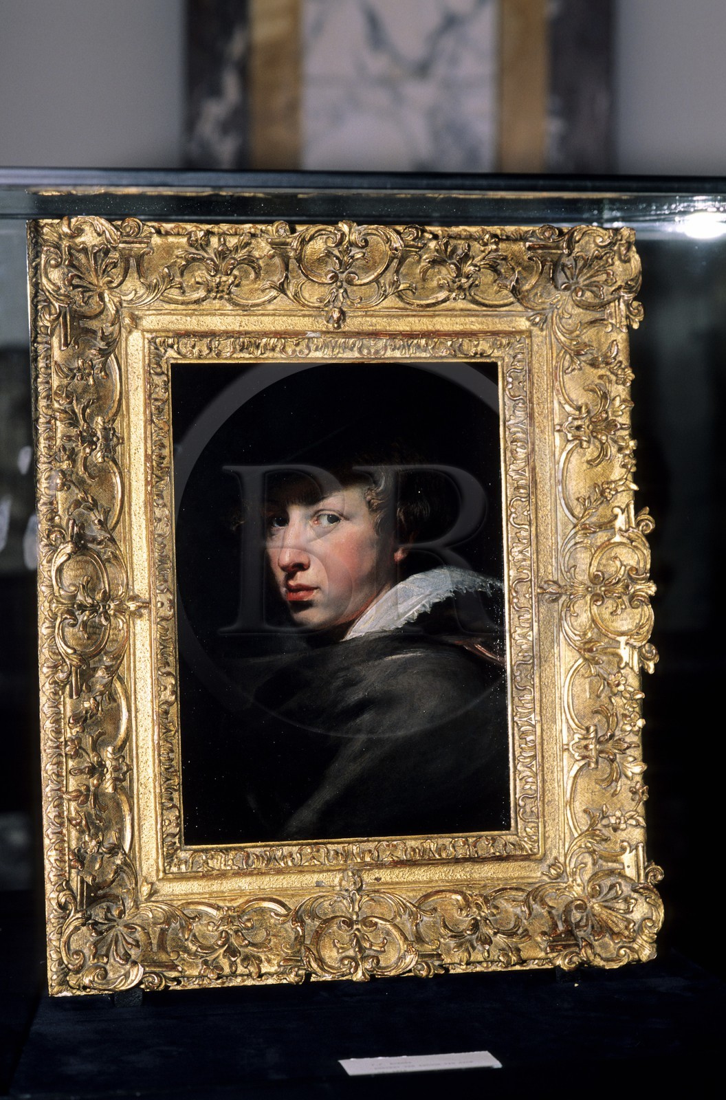 Belgique, Flandre, Anvers (Antwerpen), maison de Rubens, autoportrait du peintre