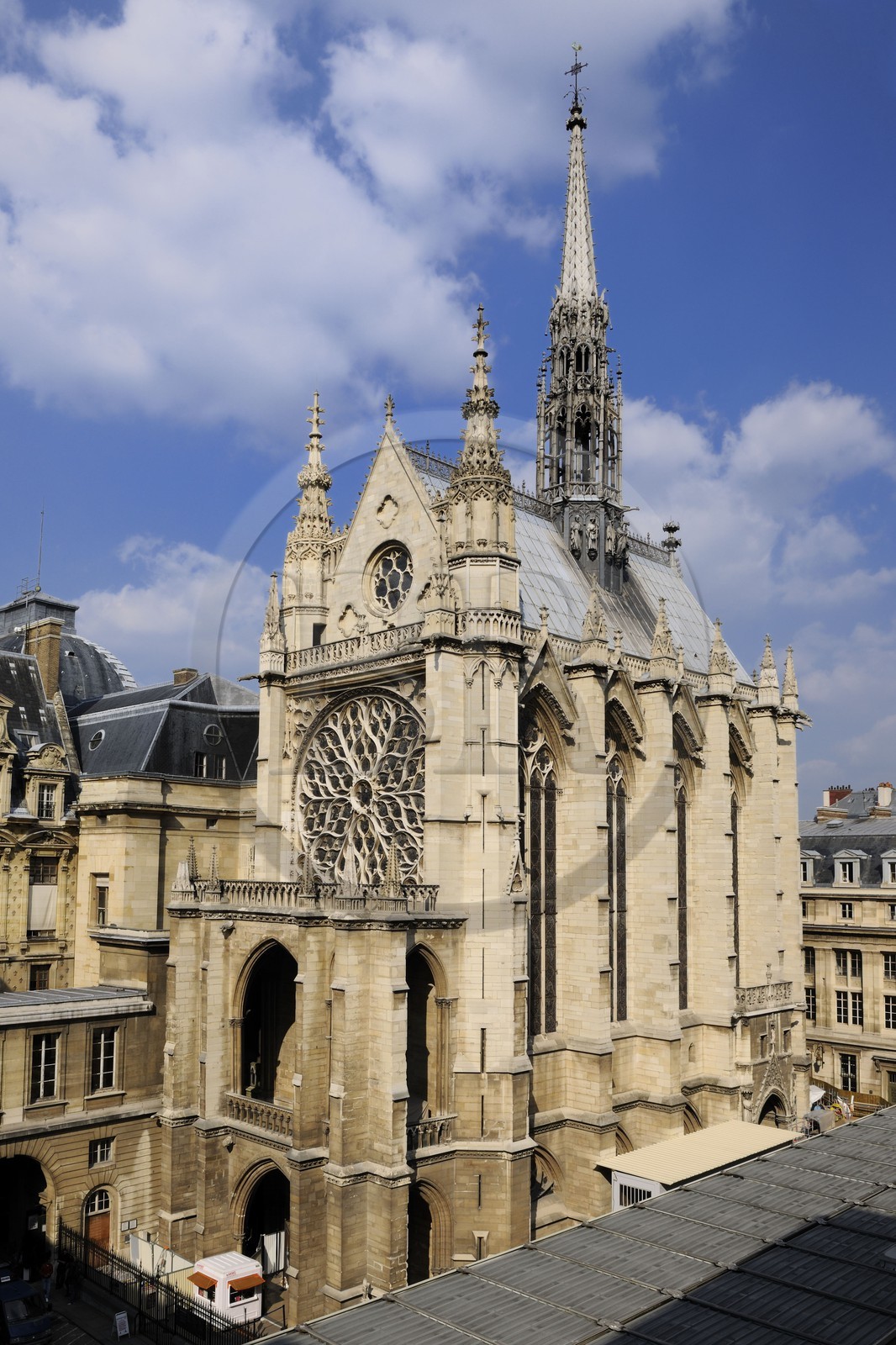 France, Paris (75), ile de la Cité, la Sainte Chapelle