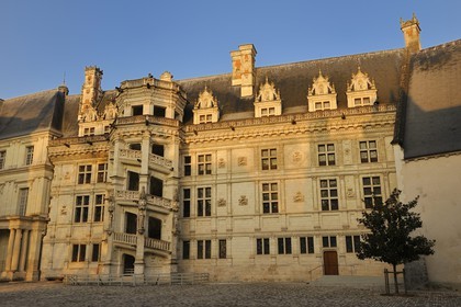 France, Loir-et-Cher (41), vallée de la Loire classée au Patrimoine Mondial de l'UNESCO, château de Blois, l'aile François 1er