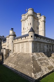 France, Val-de-Marne (94), Vincennes, le château de Vincennes, le donjon