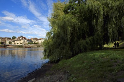 France, Dordogne (24), Bergerac, le Vieux Bergerac et les rives de la Dordogne