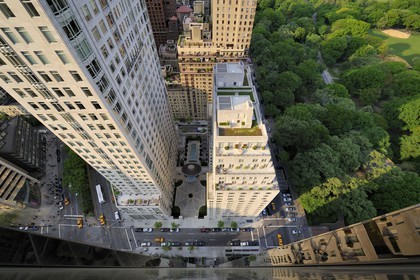 Etats-Unis, New York, Manhattan, immeuble en bordure de Central Park west