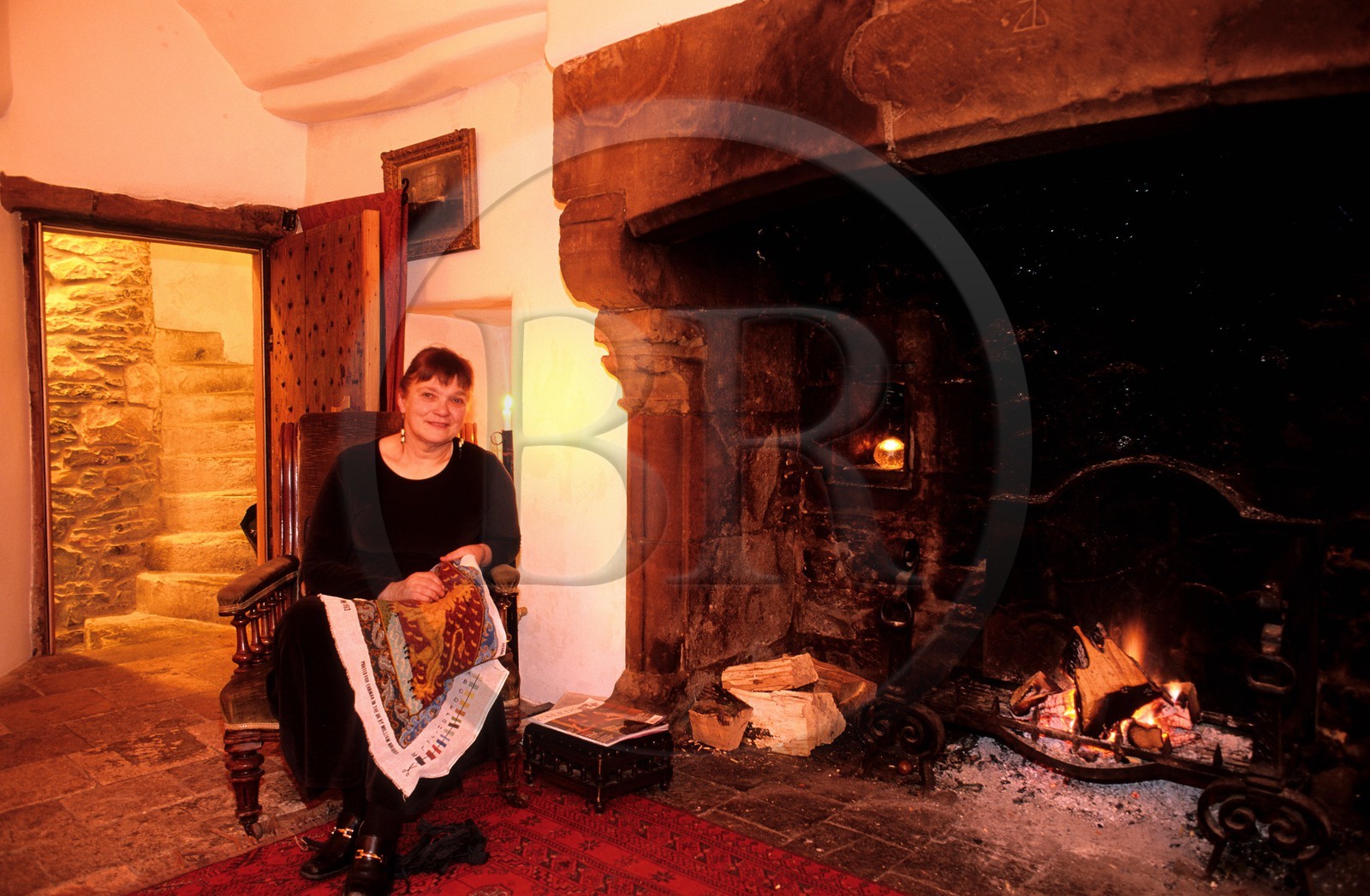 Royaume-Uni, Ecosse, région des Borders, Selkirkshire, Aikwood tower, séjour de la tour fortifiée du 15éme siècle