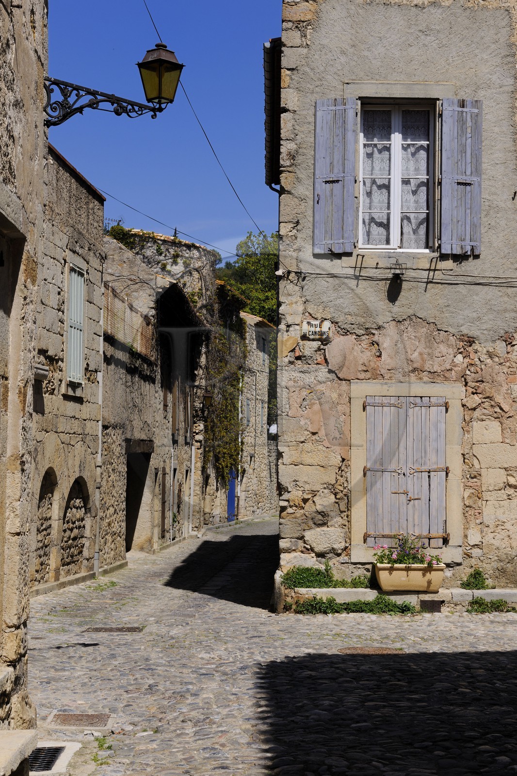 France, Aude (11), village de Lagrasse, labellisé Les Plus Beaux Villages de France