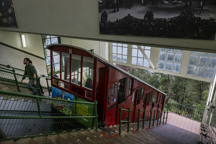 Espagne, province du Guipuscoa (Gipuzkoa), Saint-Sébastien (Donostia), funiculaire du Mont Igueldo