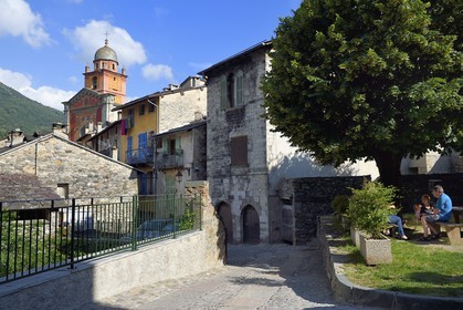 France, Alpes-Maritimes (06), vallée de la Roya (arrière-pays niçois), au pied du parc national du Mercantour, Tende, la collégiale Notre Dame de l'Assomption