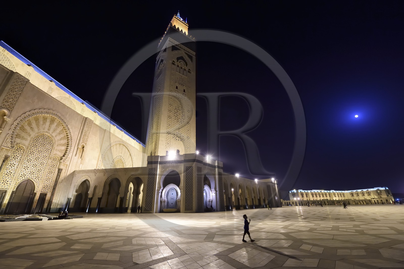 Maroc, Casablanca, Grande Mosquée Hassan II