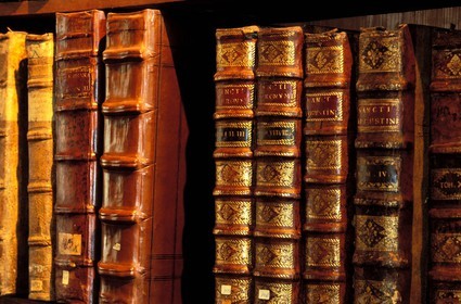 France, Bas-Rhin (67), Sélestat, livres anciens de la célèbre bibliothèque humaniste