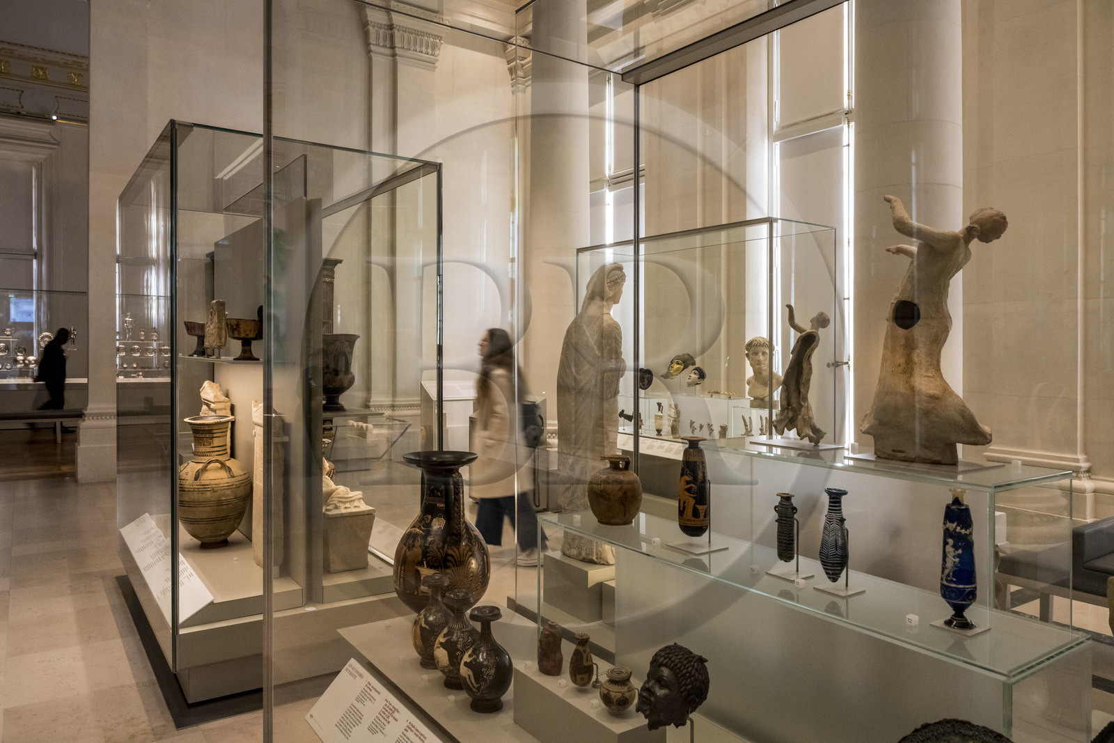 France, Paris (75), Bibliothèque Nationale de France, site Richelieu, la Salle des Colonnes