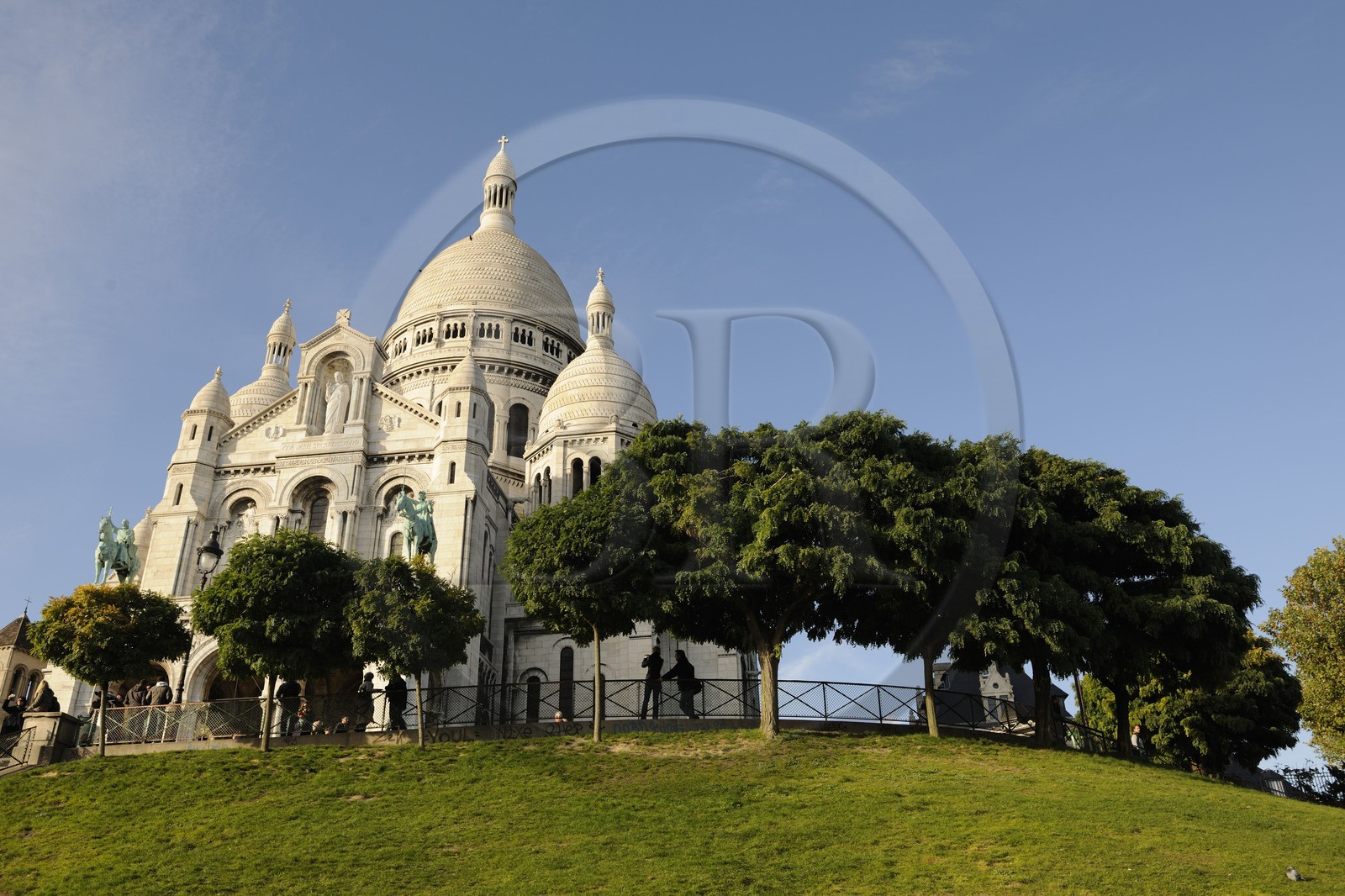 France, Paris (75), le Sacré Coeur sur la Butte Montmartre