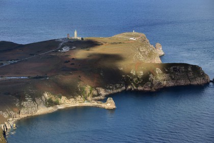 France, Côtes-d'Armor (22), Plévenon, Cap Frehel (vue aérienne)
