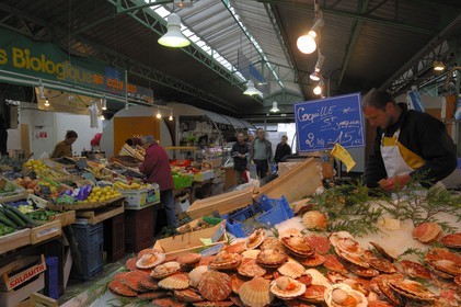 France, Paris (75), le marché des Enfants Rouges