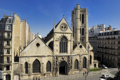 France, Paris (75), église Saint Nicolas des Champs